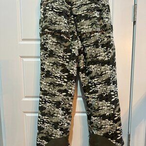 YOUTH MOLE LONG RANGER CAMOFLOUGE SNOW PANTS WITH REMOVABLE SUSPENDERS (Size Lar